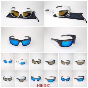 عینک ورزشی پلاریزه برند هایکینگ مدل3 شیشه قهوه ای